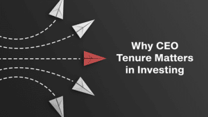 Illustration representing CEO tenure in investing
